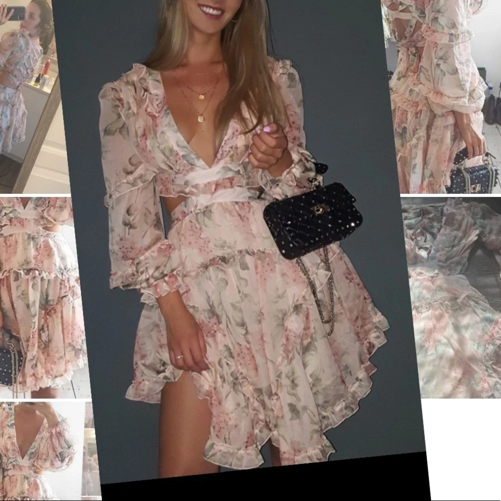 CUT OUT TIE BACK DRESS - Picture 4 of 10